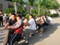 团结就是力量--教职工拔河比赛