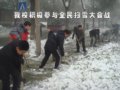 我校积极参与全民扫雪大会战